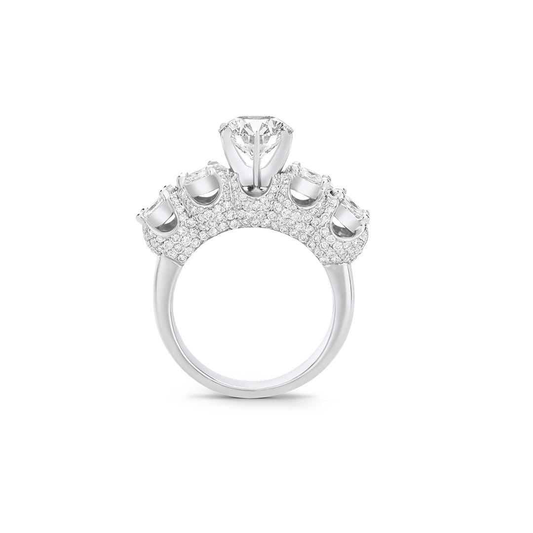 
                  
                    Round Invisible Setting Solitaire Diamond Ring (Twin Available)
                  
                